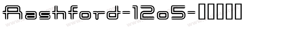 Rashford-l2o5字体转换