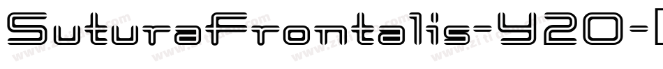SuturaFrontalis-Y2O字体转换