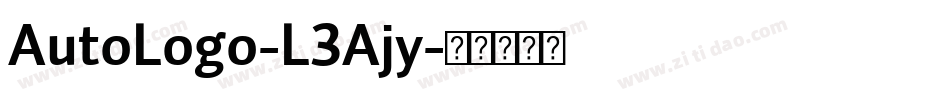 AutoLogo-L3Ajy字体转换