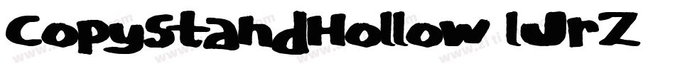 CopystandHollow-lJrZ字体转换