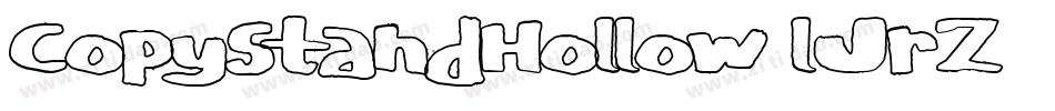 CopystandHollow-lJrZ字体转换