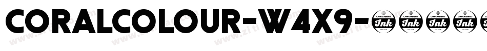 CoralColour-w4x9字体转换
