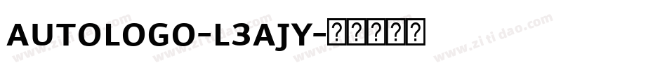 AutoLogo-L3Ajy字体转换