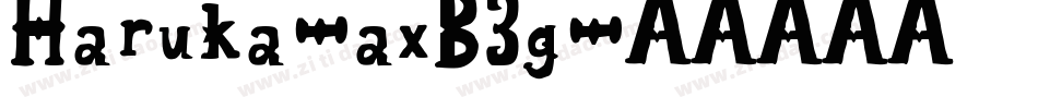 Haruka-axB3g字体转换
