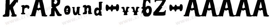 KrARound-vv6Z字体转换