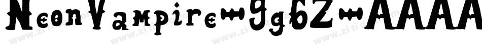 NeonVampire-9g6Z字体转换
