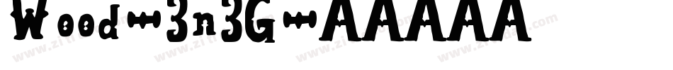 Wood-3n3G字体转换
