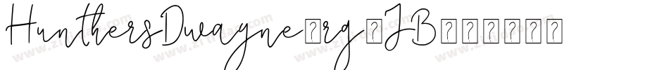 HunthersDwayne-rg8JB字体转换