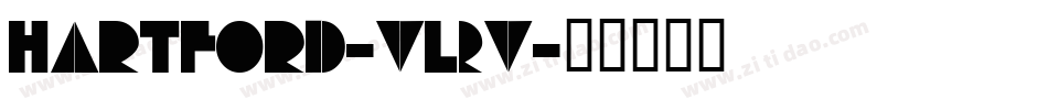 Hartford-VL2V字体转换