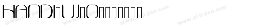 Handi-w3o8字体转换 Handi-w3o8字体转换