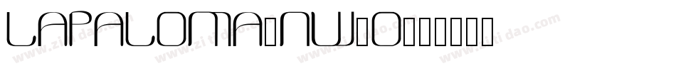 LaPaloma-nw3O字体转换