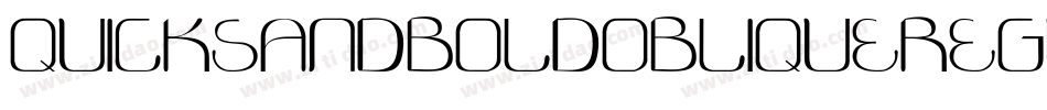 QuicksandboldobliqueRegular-XE3o字体转换