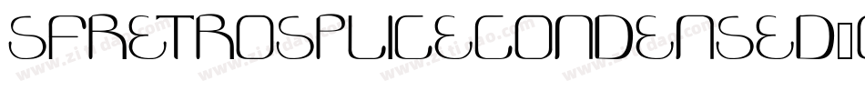 SfRetrospliceCondensed-oX3o字体转换 SfRetrospliceCondensed-oX3o字体转换