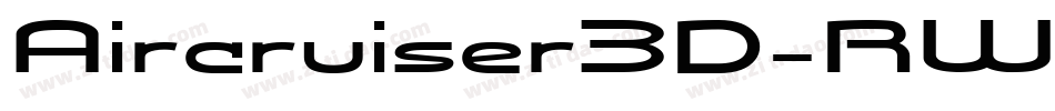 Aircruiser3D-RW1W字体转换