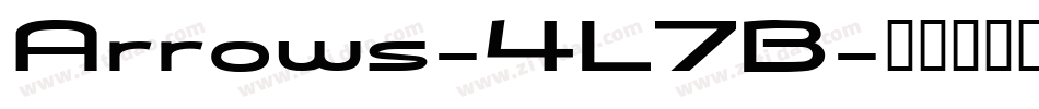 Arrows-4L7B字体转换