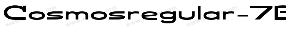 Cosmosregular-7B1w字体转换