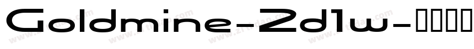 Goldmine-2d1w字体转换