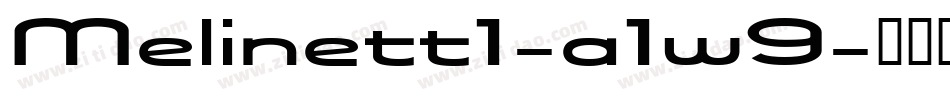 Melinett1-a1w9字体转换