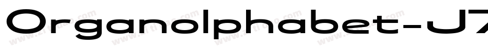 Organolphabet-J7B7字体转换
