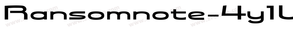 Ransomnote-4y1W字体转换