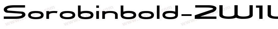 Sorobinbold-2W1W字体转换