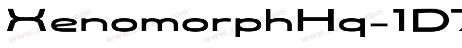 XenomorphHq-1D7B字体转换