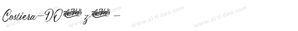 Costiera-DO0z0字体转换