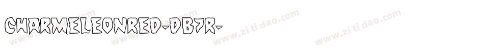 Charmeleonred-DB7R字体转换 Charmeleonred-DB7R字体转换