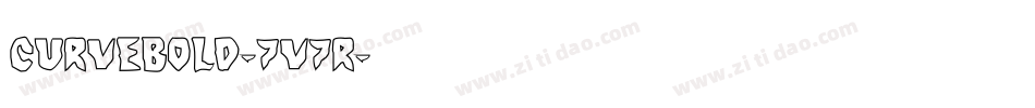 CurveBold-7V7R字体转换