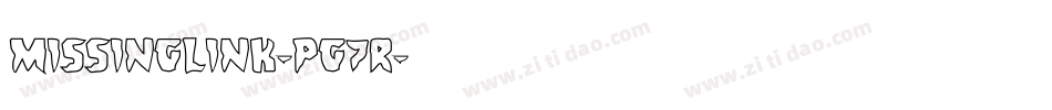 Missinglink-PG7r字体转换