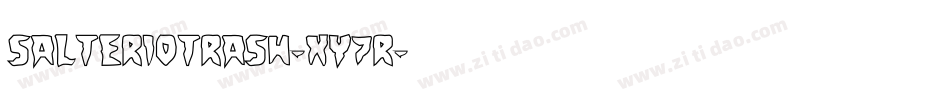 SalterioTrash-xy7r字体转换