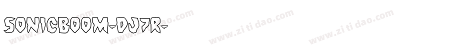 Sonicboom-dJ7R字体转换