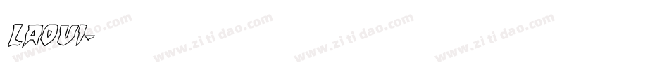 LAOUI字体转换
