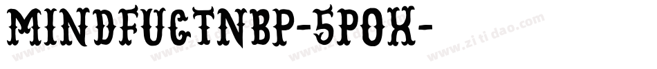 MindfuctNbp-5POx字体转换