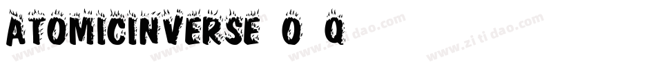 AtomicInverse-o5q4字体转换