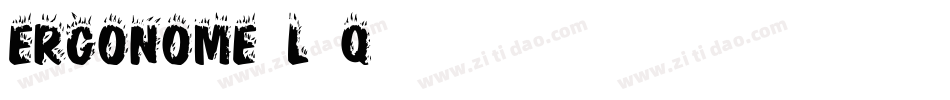 Ergonome-l5q字体转换 Ergonome-l5q字体转换