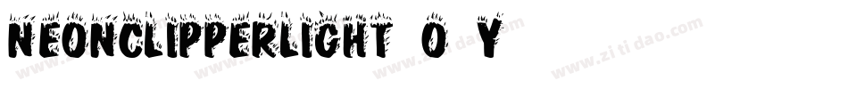 NeonclipperLight-o6y4字体转换