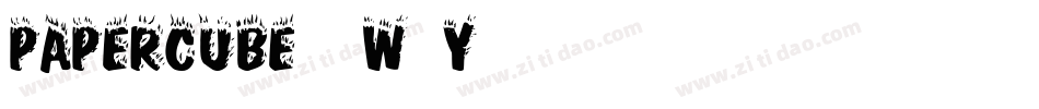 PaperCube-4W6Y字体转换