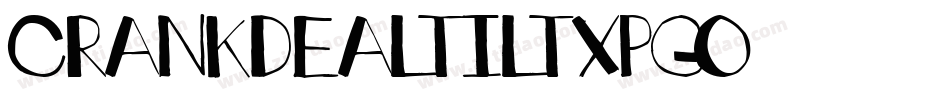 CrankdealTilt-xpGO字体转换