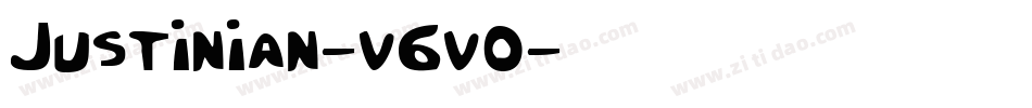 Justinian-V6V0字体转换