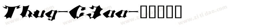Thug-G3aa字体转换