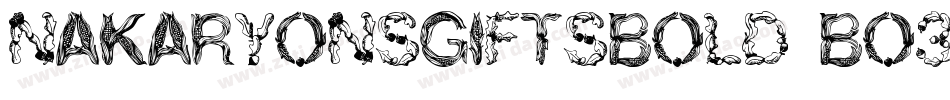 NakaryonsGiftsBold-Bo3G字体转换