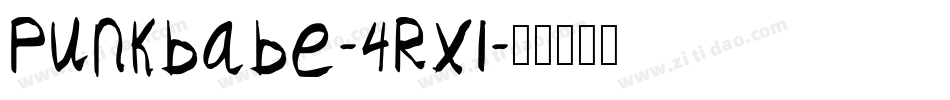 Punkbabe-4Rxl字体转换