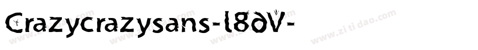 Crazycrazysans-l8dV字体转换