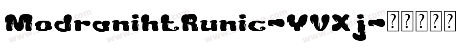 ModranihtRunic-YVXj字体转换