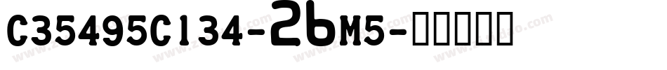 CreditCard-26Me字体转换