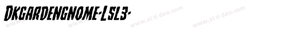 Dkgardengnome-L5l3字体转换