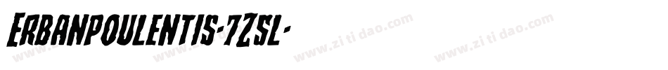 Erbanpoulentis-7Z5l字体转换