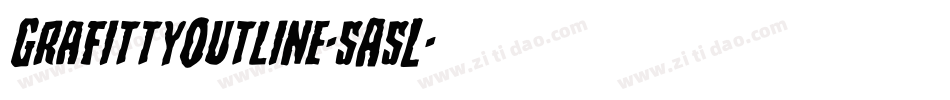 GrafittyOutline-5A5L字体转换