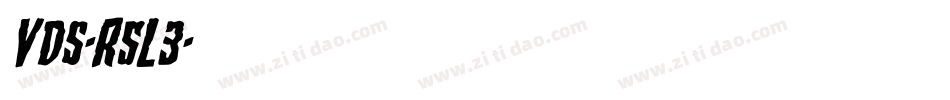 Vds-R5L3字体转换 Vds-R5L3字体转换